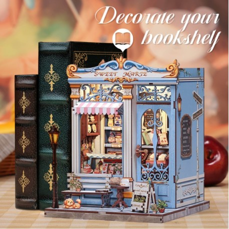 Miniature House Pastelería "Sweet Marie", 242pz. Marca CUTEBEE. Ref: CWGC207.