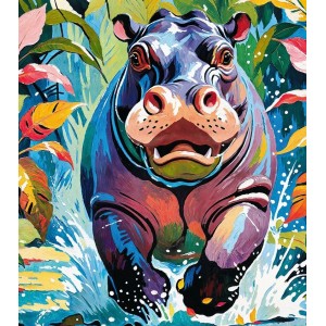 Happy Hippo, 500 pz. Marca Cherry Pazzi. Ref: 20272.