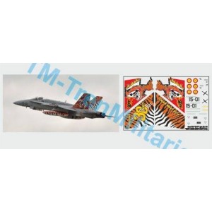 Calcas Avión Caza F18 "15-08", decoración "gris ALA 15 "35º ANIVERSARIO"". Escala 1:72. Marca Trenmilitaria. Ref: 000_9161.