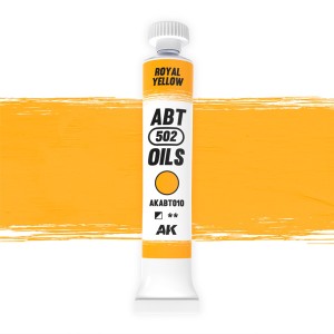 Oleo Royal amarillo, Royal yellow. Marca Abteilung. Ref: AKABT010.