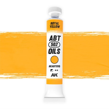 Oleo Royal amarillo, Royal yellow. Marca Abteilung. Ref: AKABT010.