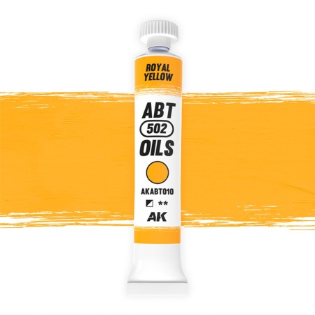 Oleo Royal amarillo, Royal yellow. Marca Abteilung. Ref: AKABT010.