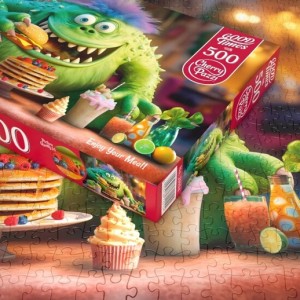 Puzzle Disfrute de la comida, Enjoy Your Meal, 500 pz. Marca Cherry Pazzi. Ref: 20104. 2