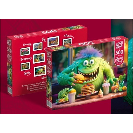 Puzzle Disfrute de la comida, Enjoy Your Meal, 500 pz. Marca Cherry Pazzi. Ref: 20104.