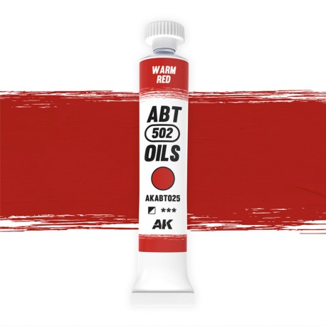 Oleo Rojo calido, Warm red. Marca Abteilung. Ref: ABT025.