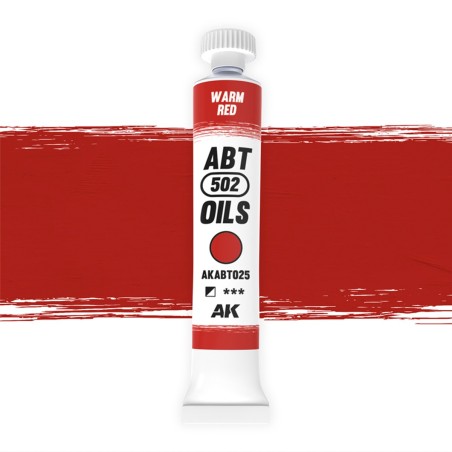 Oleo Rojo calido, Warm red. Marca Abteilung. Ref: ABT025.