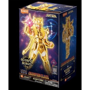 Figura Champion Class Saint Seiya: Scorpio Miro. 13cm. Marca BLOKEES. Ref: 75004.