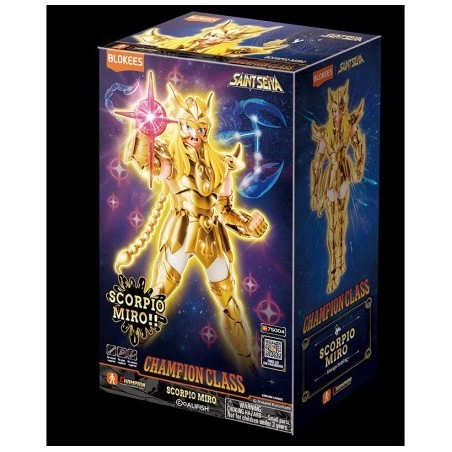 Figura Champion Class Saint Seiya: Scorpio Miro. 13cm. Marca BLOKEES. Ref: 75004.