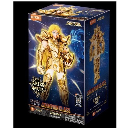 Figura Champion Class Saint Seiya: Aries Mu. 13cm. Marca BLOKEES. Ref: 75002.