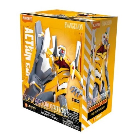 Figura Action Edition Evangelion: Proto Type-00'. 13cm. Marca BLOKEES. Ref: 73513.