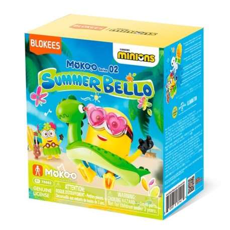 Caja Sorpresa Mokoo Series Minions 02, versión Mokoo Series. Altura 4 a 7.5cm. Marca BLOKEES. Ref: 75662.