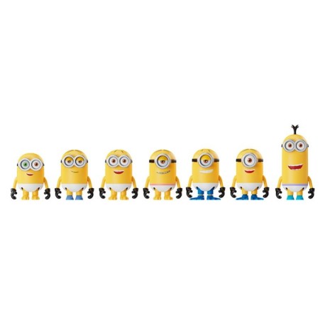 Caja Sorpresa Mokoo Series Minions 02, versión Mokoo Series. Altura 4 a 7.5cm. Marca BLOKEES. Ref: 75662.