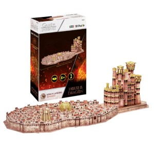 3D Puzzle King's Landing: House of the Dragon, la capital de los siete reinos. Marca Revell. Ref: 00225.
