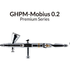 Aerógrafo Premium Series GHPM-Mobius 0.2mm. Marca Gaahleri. Ref: 40850.