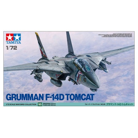 AVIÓN GRUMMAN® F-14D TOMCAT™. Escala 1:72. Marca Tamiya. Ref: 60795.