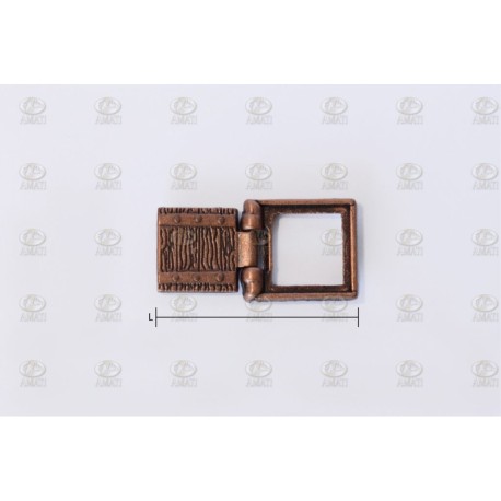 Tronera con porta 13 x 13 mm ( 10 unds. ). Marca Amati. Ref: 413213, 4132/13.