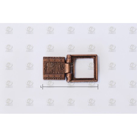Tronera con porta 13 x 13 mm ( 10 unds. ). Marca Amati. Ref: 413213, 4132/13.