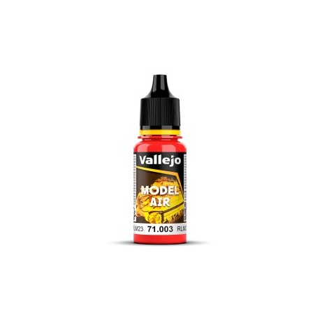 Acrilico Model Air Rojo Escarlata. Bote 17 ml. Marca Vallejo. Ref: 71003, 71.003.