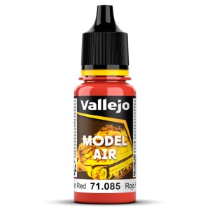 Acrilico Model Air Rojo Ferrari. Bote 17 ml. Marca Vallejo. Ref: 71.085.