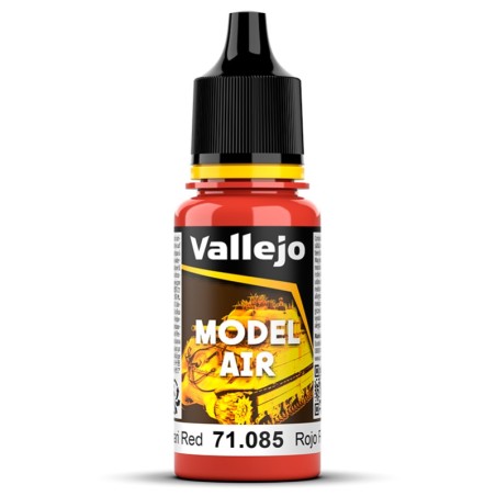 Acrilico Model Air Rojo Ferrari. Bote 17 ml. Marca Vallejo. Ref: 71.085.
