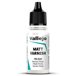 Barniz Acrilico, Mate. Bote 17 ml. Marca Vallejo. Ref: 70.520, 70520.