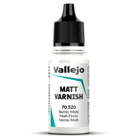Barniz Acrilico, Mate. Bote 17 ml. Marca Vallejo. Ref: 70.520, 70520.