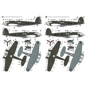 Bombardero medio, Heinkel He 111 P Estallido de la guerra 1939. Escala 1:72. Marca Hobby 2000. Ref: 72076. 2
