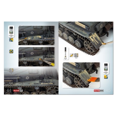 SOLUTION BOX MINI 33 - Vehículos German WWII panzer grey (Multilingüe) . Marca Ammo Mig. Ref: A.MIG6607.