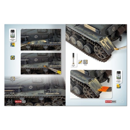 SOLUTION BOX MINI 33 - Vehículos German WWII panzer grey (Multilingüe) . Marca Ammo Mig. Ref: A.MIG6607.