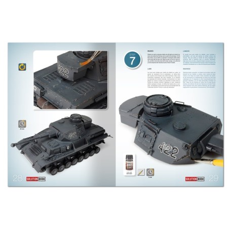 SOLUTION BOX MINI 33 - Vehículos German WWII panzer grey (Multilingüe) . Marca Ammo Mig. Ref: A.MIG6607.