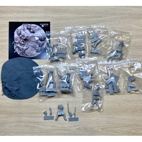 Goya «Los fusilamientos del 3 de Mayo», 13 figuras + base. 54mm. Marca Kilgore HD Miniature. Ref: GOYA.