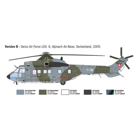 Helicóptero AS332 Super Puma. Escala 1:72. Marca Italeri. Ref: 91096.
