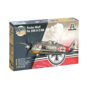 Avión caza Focke-Wulf FW 190 A-7/A8 ACES. Escala 1:72. Marca Italeri. Ref: 1490.