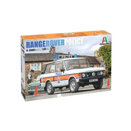 COCHE POLICIA RANGE ROVER POLICE. Escala 1:24. Marca Italeri. Ref: 93661.