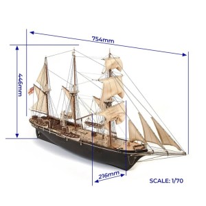 Maqueta Barco Endurance. Escala 1:70. Marca oCcre. Ref: 12008. 2