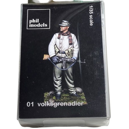 Figura en resina 3d," volksgreadier "por Phil models. Escala 1:35. Marca Phil models. Ref: 01.
