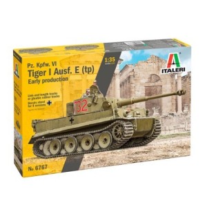 Tanque Pz. Kpfw. VI Tiger I Ausf. E (tp) Early Production. Escala 1:35. Marca Italeri. Ref: 6767.