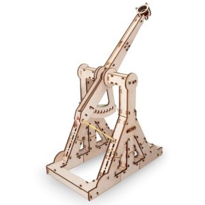 Wooden mechanical EWA, Maqueta Mecánica de madera EWA Catapulta con 94 piezas. Marca Ewa. Ref: 59500001