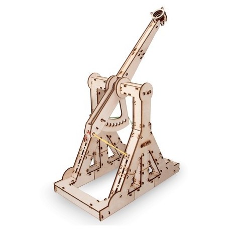 Wooden mechanical EWA, Maqueta Mecánica de madera EWA Catapulta con 94 piezas. Marca Ewa. Ref: 59500001