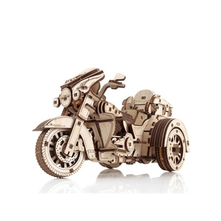 Wooden mechanical EWA, Maqueta Mecánica de madera EWA Trike Moto de 3 ruedas con 281 pz. Marca Ewa. Ref: 59500291.
