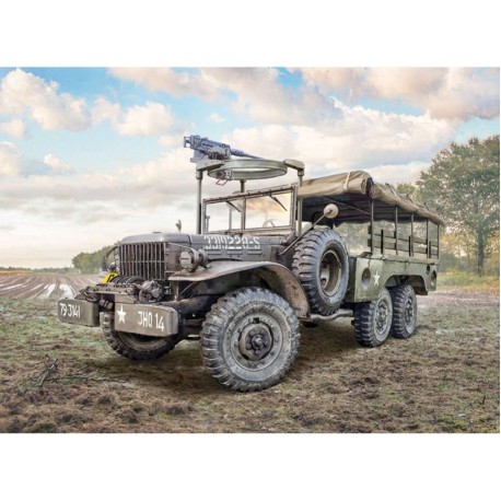 Vehículo Camión Militar Dodge WC62/63 1 1⁄2 t 6x6 Truck. Escala 1:35. Marca Italeri. Ref: 96230.