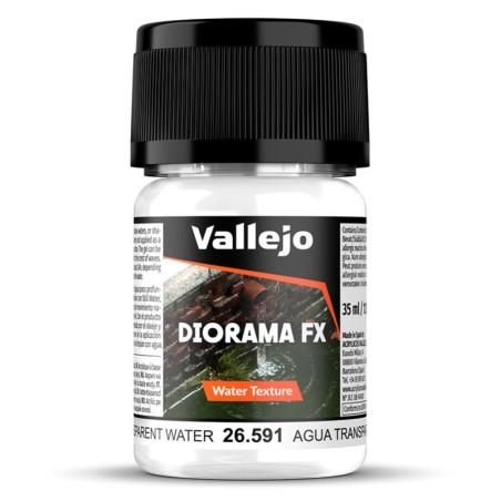 Vallejo Diorama Effects Agua Transparente, 35 ml. Marca Vallejo. Ref: 26.591, 26591.