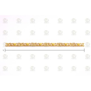 CENEFA DE LATON (E)  de 10 x 245 mm. 1ud. Marca Amati. Ref: 5500/05. 2
