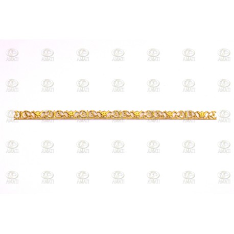 CENEFA DE LATON (E)  de 10 x 245 mm. 1ud. Marca Amati. Ref: 5500/05.