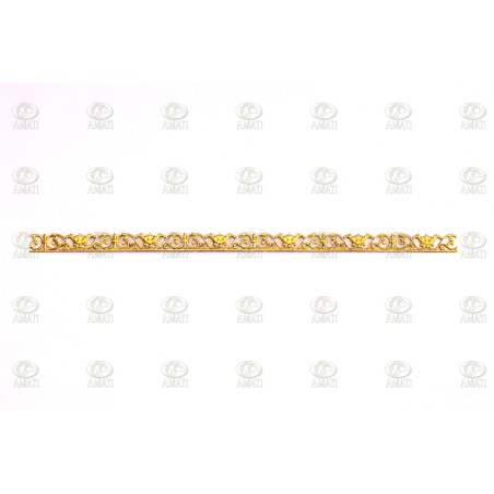 CENEFA DE LATON (E)  de 10 x 245 mm. 1ud. Marca Amati. Ref: 5500/05.