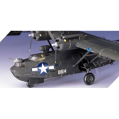 Hidroavión de rescate USN PBY-5A Catalina ( Black Cat ). Escala 1:72. Marca Academy. Ref: 12487.