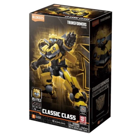 Figura Classic Class Transformers 02: Bumblebee Rise of the Beasts (Light-Up Eyes). 13cm. Marca BLOKEES. Ref: 71142.