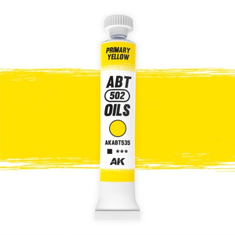 Oleo AMARILLO PRIMARIO, Primary Yellow. Marca Abteilung. Ref: AKABT535.