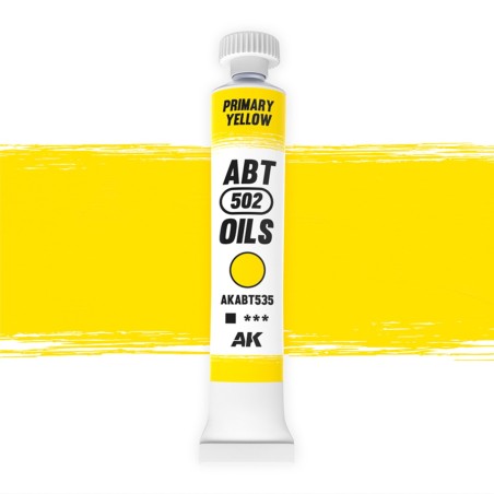 Oleo AMARILLO PRIMARIO, Primary Yellow. Marca Abteilung. Ref: AKABT535.