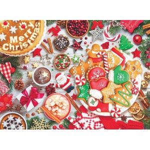 Puzzle Mesa de Navidad,caja Lata, 1000 pz. Marca Eurographics. Ref: 8051-5623. 2